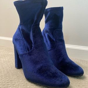 Royal Blue Ankle Sock Booties